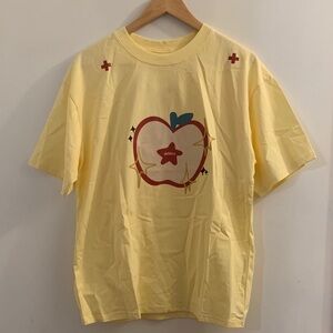 Apple  Yellow Graphic T-Shirt